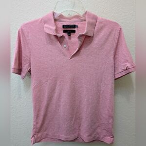 Banana Republic Luxury Touch Performance Slim Fit Soft Pink Polo. Size Small